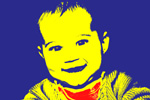 popart van foto